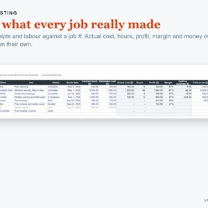Pool Service Business Spreadsheet, Excel Pricing Quote & Job Costing Template image 4