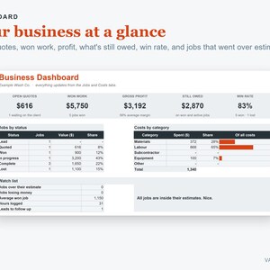 Pressure Washing Pricing Calculator Spreadsheet, Excel Quote & Job Costing Template image 5