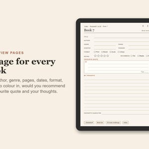 デジタル読書ジャーナル、日付なしハイパーリンク付きPDF（タブレット、本棚、100冊の書評用） 画像 4