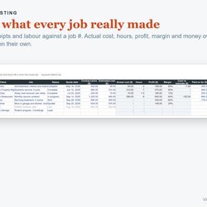 Pest Control Business Spreadsheet, Pricing Calculator, Excel Quote & Job Costing Template image 4