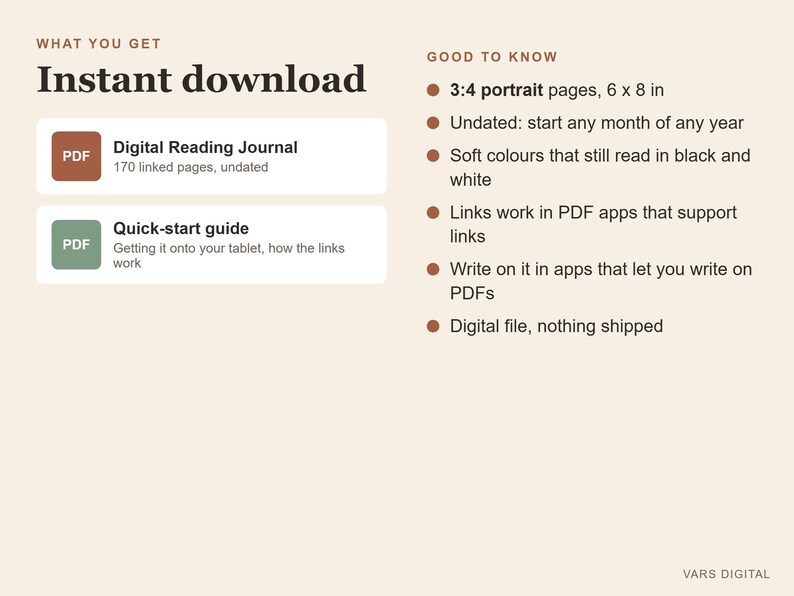 デジタル読書ジャーナル、日付なしハイパーリンク付きPDF（タブレット、本棚、100冊の書評用） 画像 8