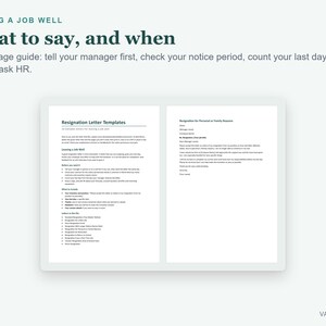 Resignation Letter Template, 10 Editable Word Letters: Two Weeks Notice, New Job, Email image 5