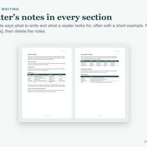 Startup Business Plan Template Word, Financial Projections Excel (Digital Download) image 5