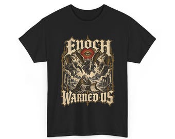 Book of Enoch Shirt, Fallen Angels Graphic Tee, Watchers Nephilim Biblical Conspiracy Unisex Tee, Christian Mystery Gift