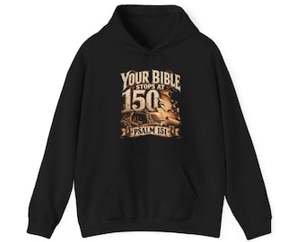 Psalm 151 Hoodie, Lost Books of the Bible Pullover, Apocrypha Dead Sea Scrolls Biblical Mystery Hoodie, Christian Gift