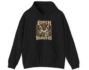 Book of Enoch Hoodie, Fallen Angels Watchers Pullover, Nephilim Apocrypha Biblical Conspiracy Hoodie, Dark Christian Gift