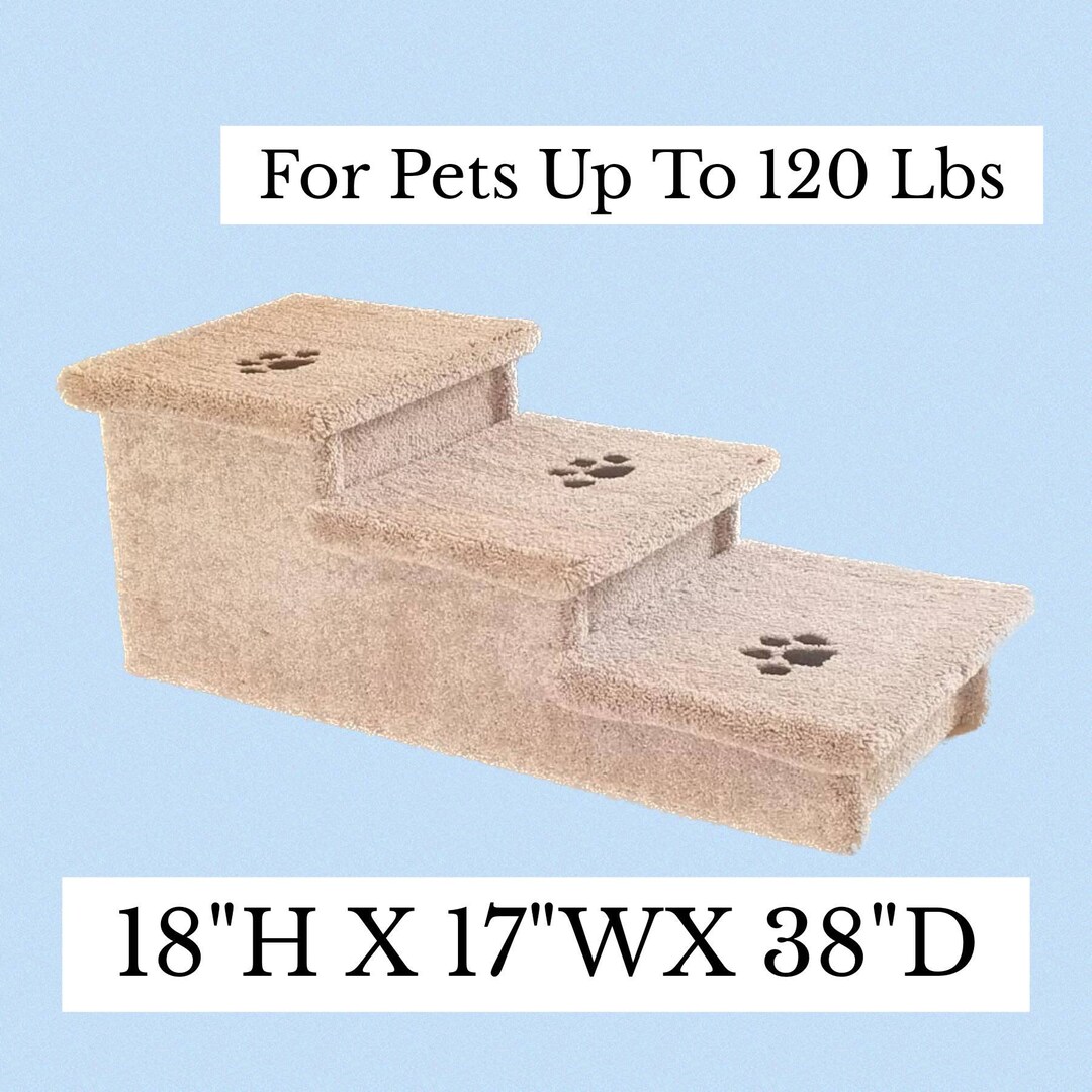 Large Dog Stairs for Bed Dog Steps for High Bed Etsy