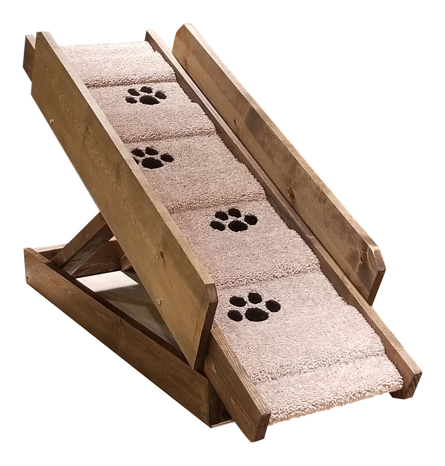 Dog Ramp For Bed Collapse & Store Adjustable to Heights Etsy