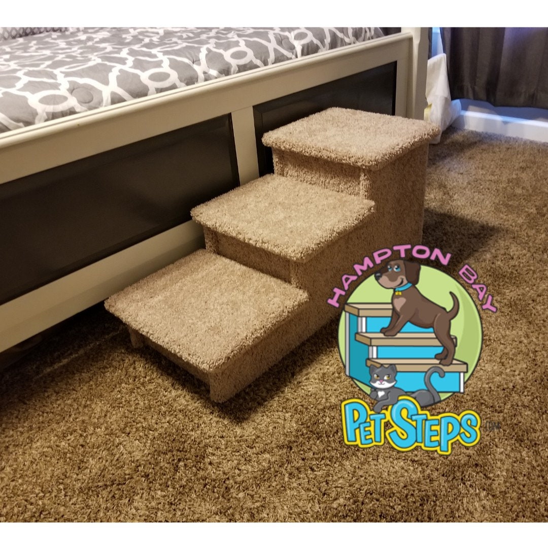 Dog Steps for Large Dogs Pet Steps for Big Dogs 18H X 17W X 38D Wooden Dog Stairs NO