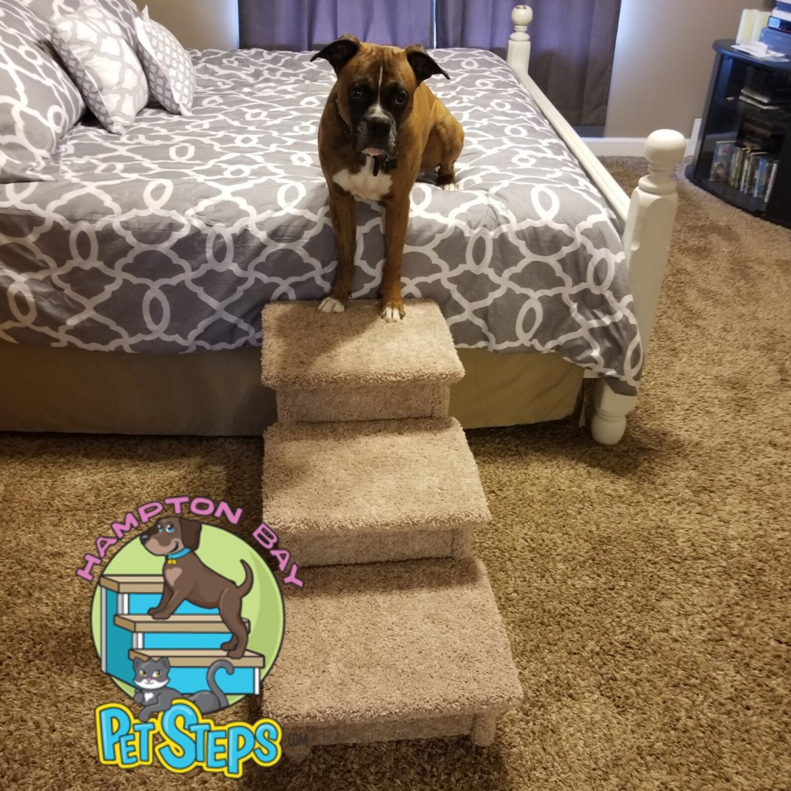 Extra Wide Pet Steps Dog Stairs For Big Dogs 5100 Lbs Etsy