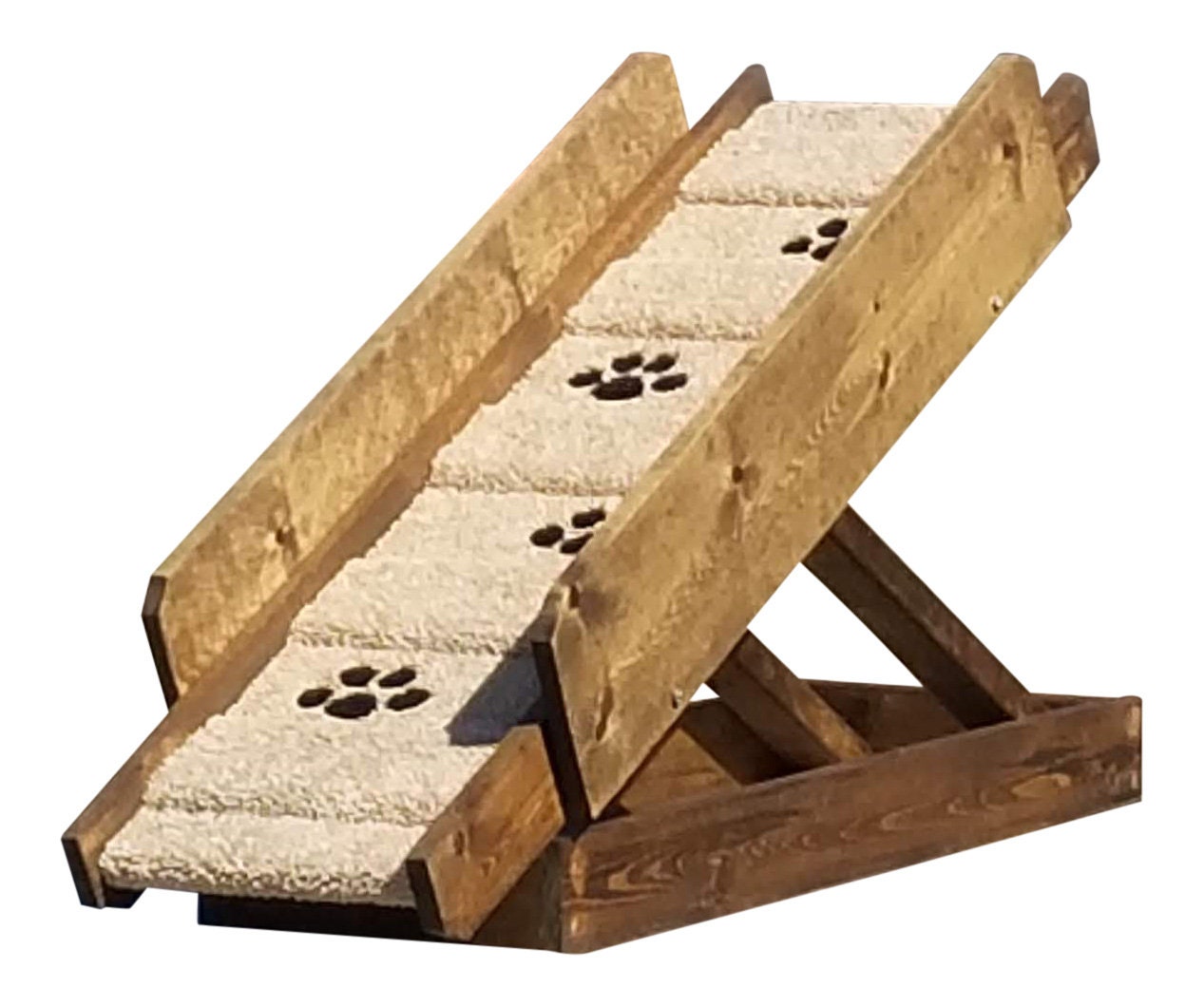 Dog Ramp For Bed Collapse & Store Adjustable to Heights Etsy