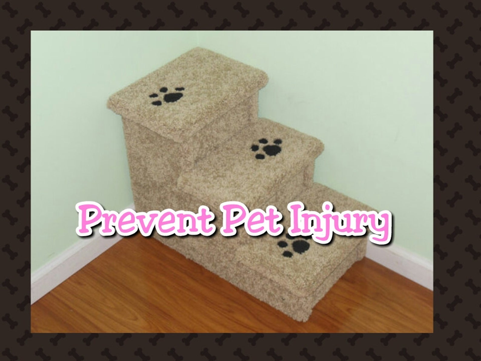 Dog Steps for High Bed Pet Stairs for Tall Beds Extra Wide Etsy