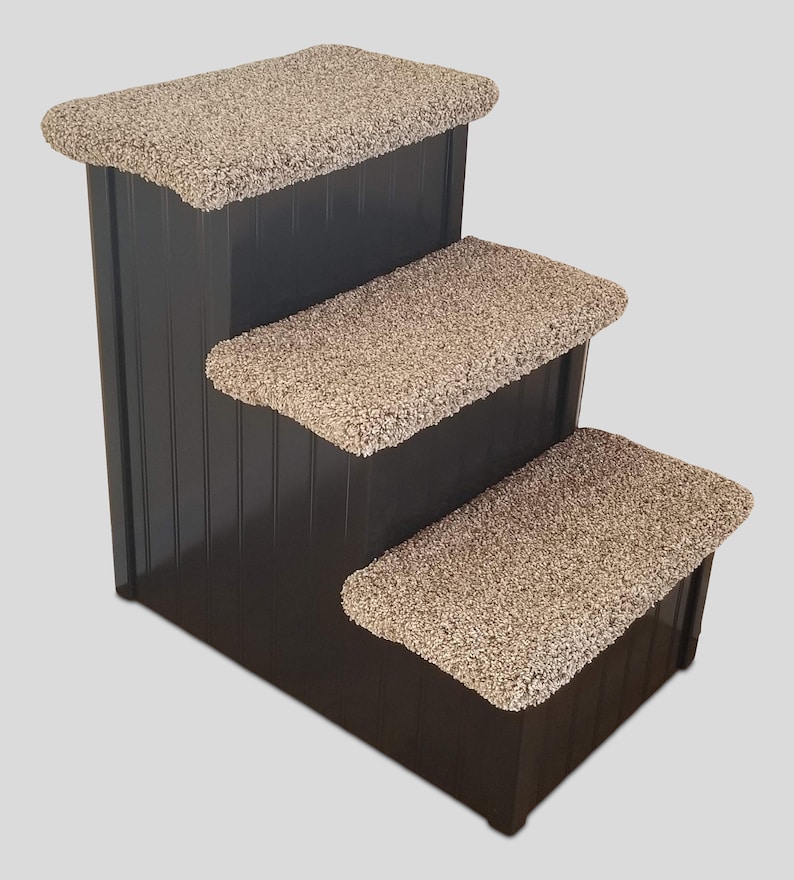 Custom Wood Dog Stairs For Pets 555 Lbs Choose Any Color Etsy