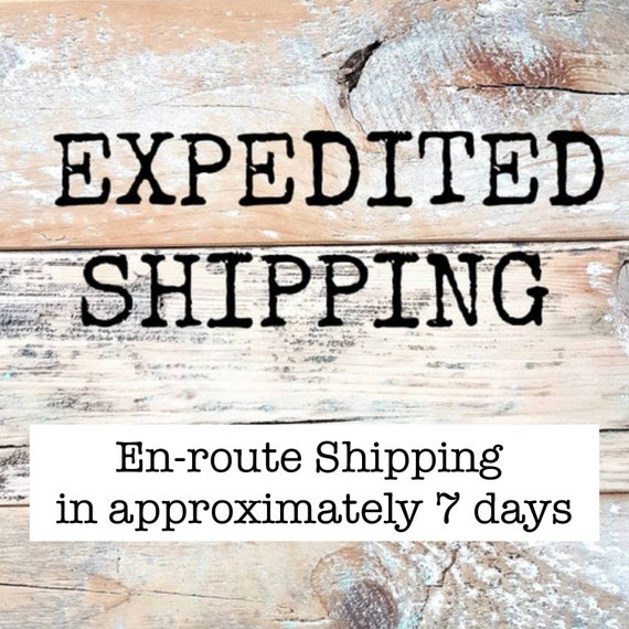 Upgraded Expedited Shipping Fee | Product En-Route to You in Approximately 3-5 business days