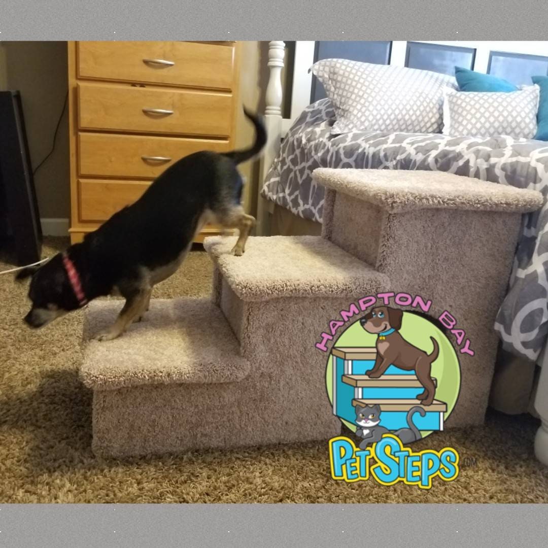 Dog Stairs for Tall Bed Dog Stairs for Large Dogs Extra Wide Pet
