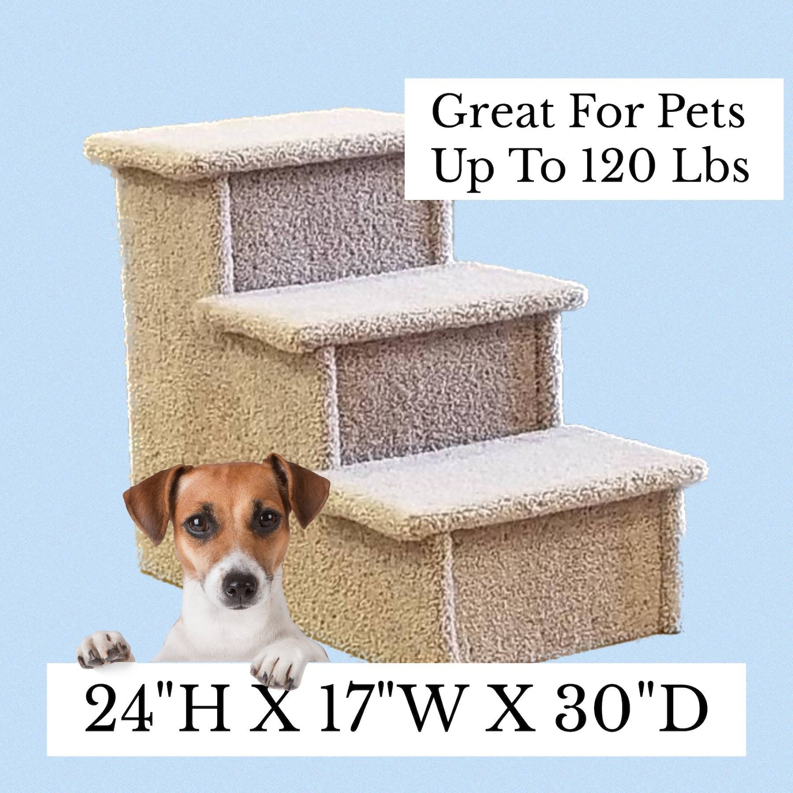 Dog Stairs for Tall Bed 24h X 17w X 30d Etsy