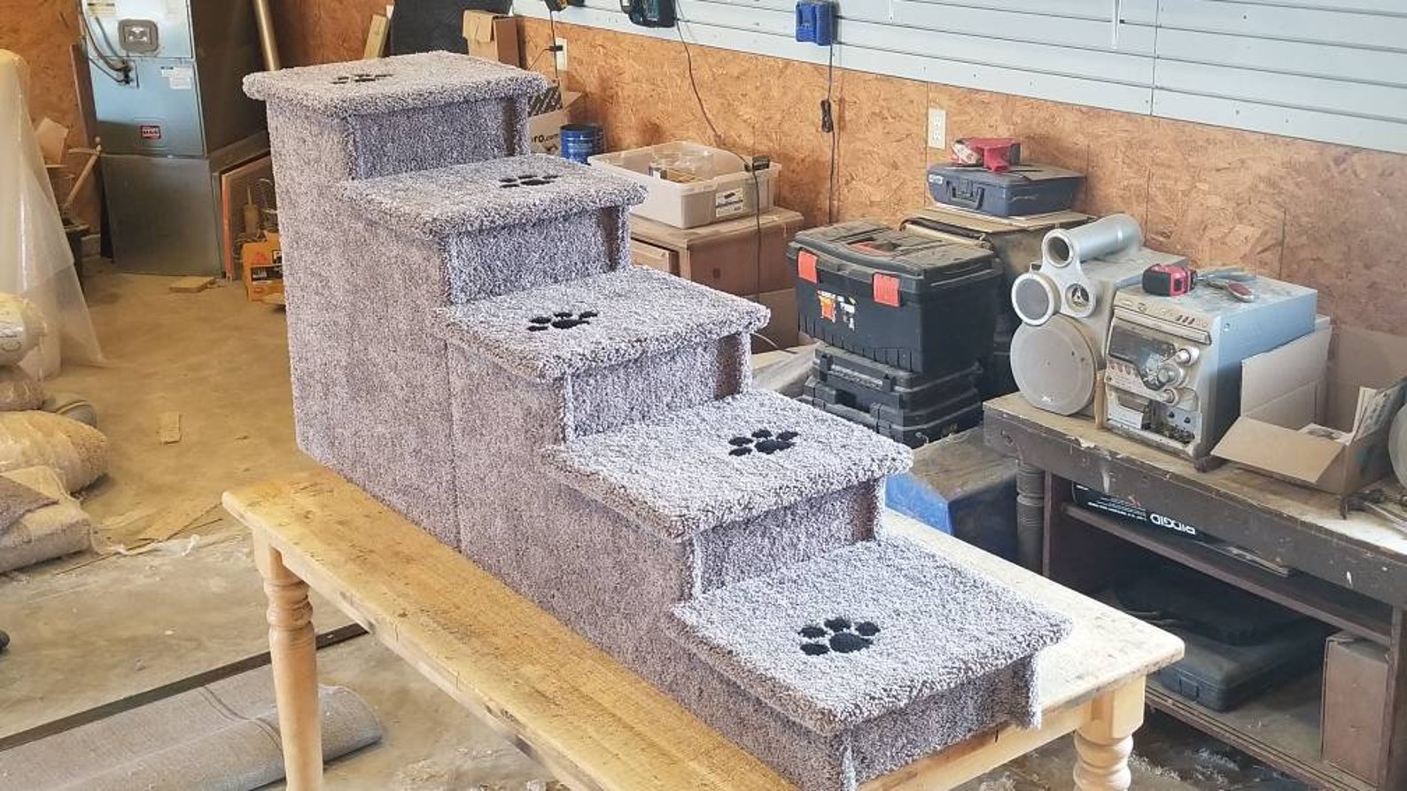 30 Inch High Dog Steps Dog Stairs for Tall Bed 30h X - Etsy