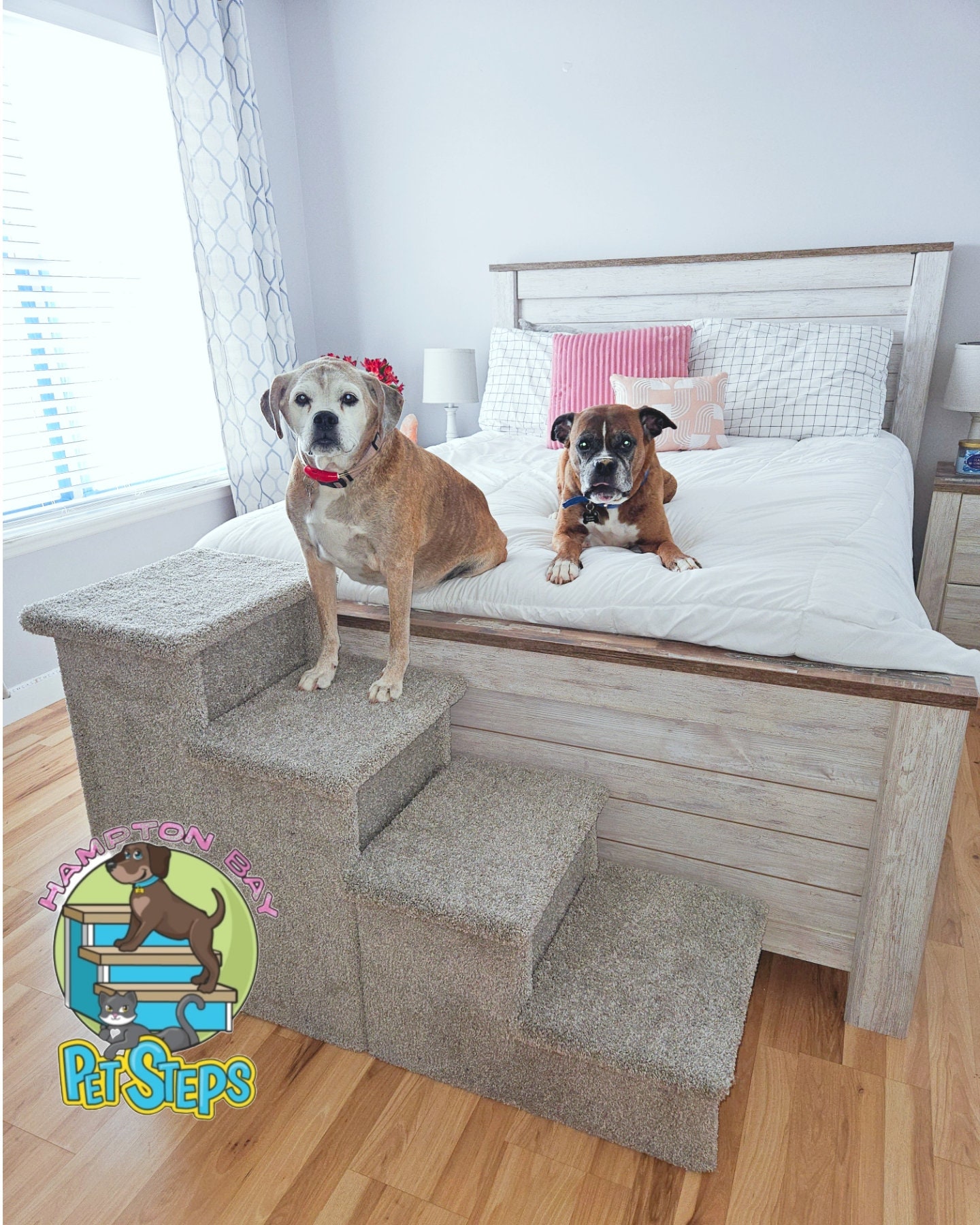 Dog steps cheap for window