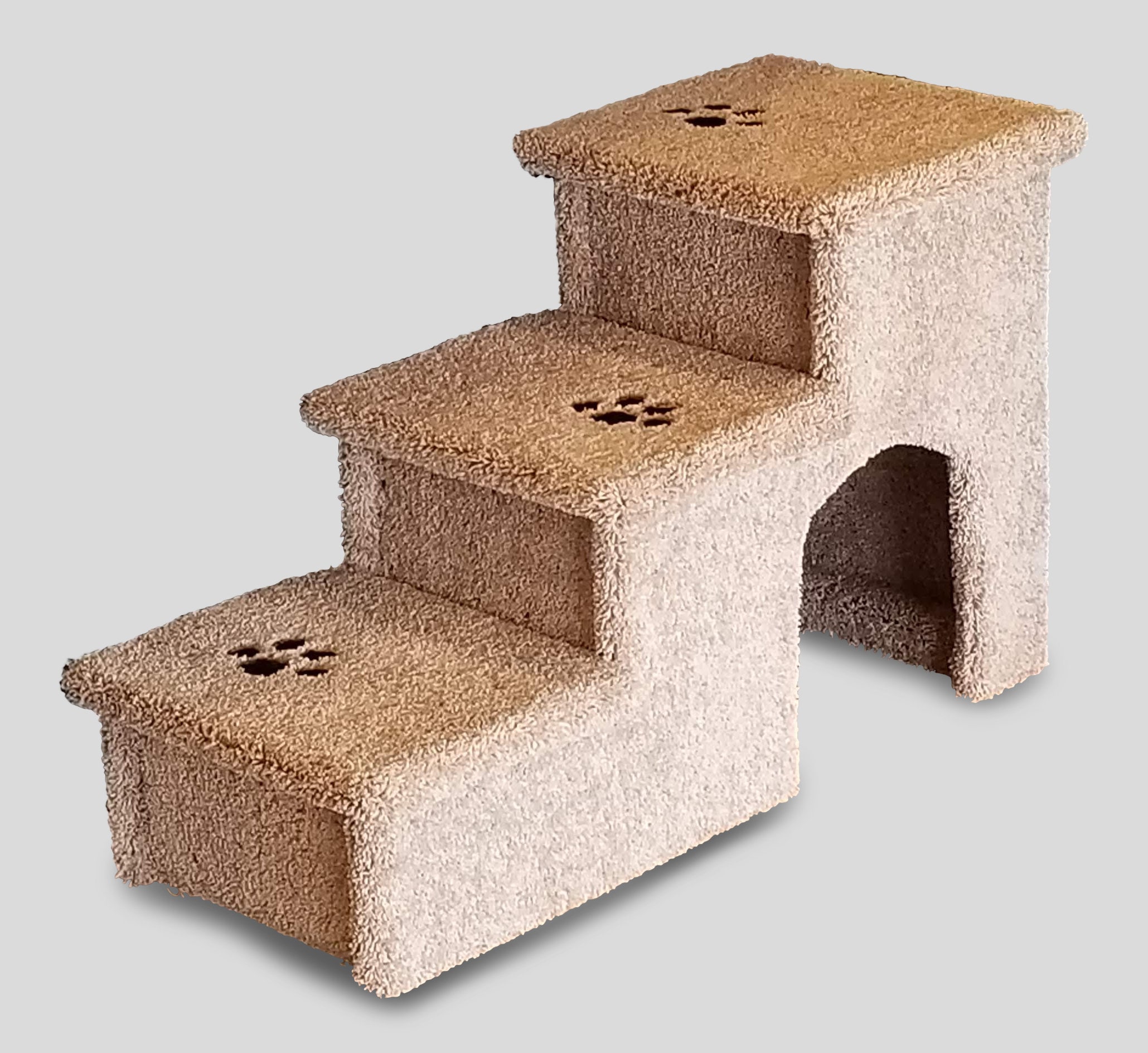 Extra Wide & Extra Deep Dog Stairs for Big Dogs 5150 Lbs Handmade to Order Hampton Bay Pet