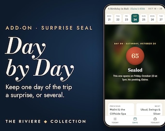 Add-On: Surprise Seal, Day by Day | Unlock One Day of the Trip at a Time