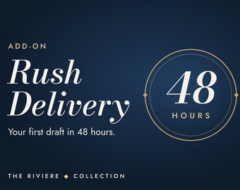 Add-On: Rush Delivery | First Draft of Your Page in 48 Hours