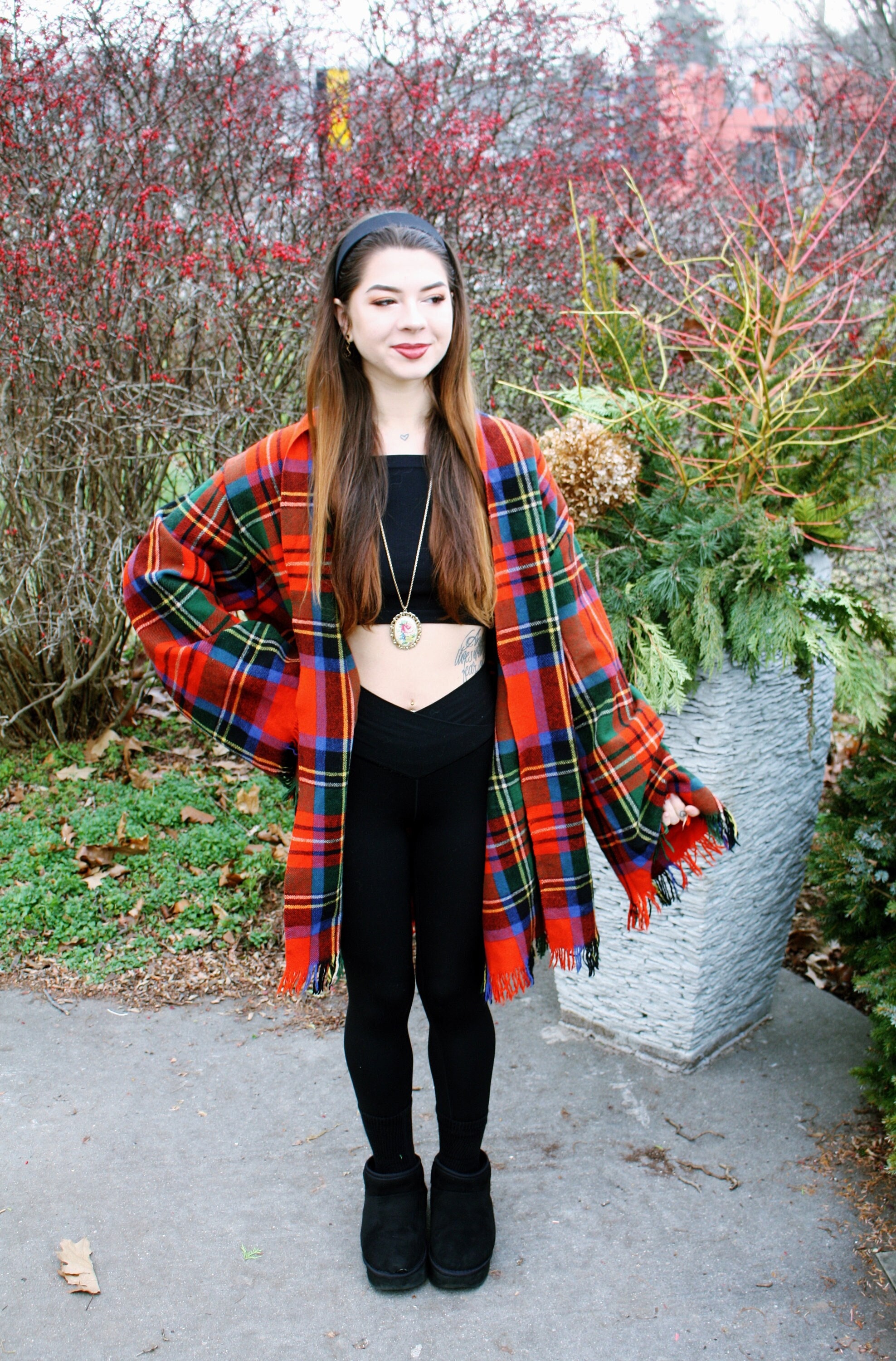 Red Plaid Cardigan Etsy Singapore