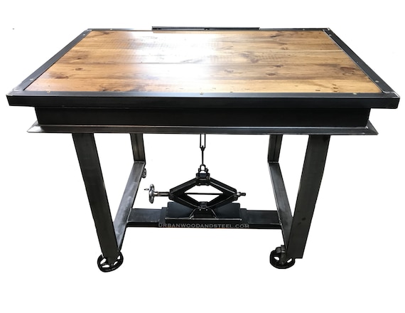 Adjustable drafting table legs deals