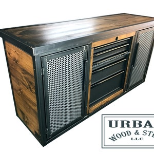 Manhattan Industrial Buffet Table
