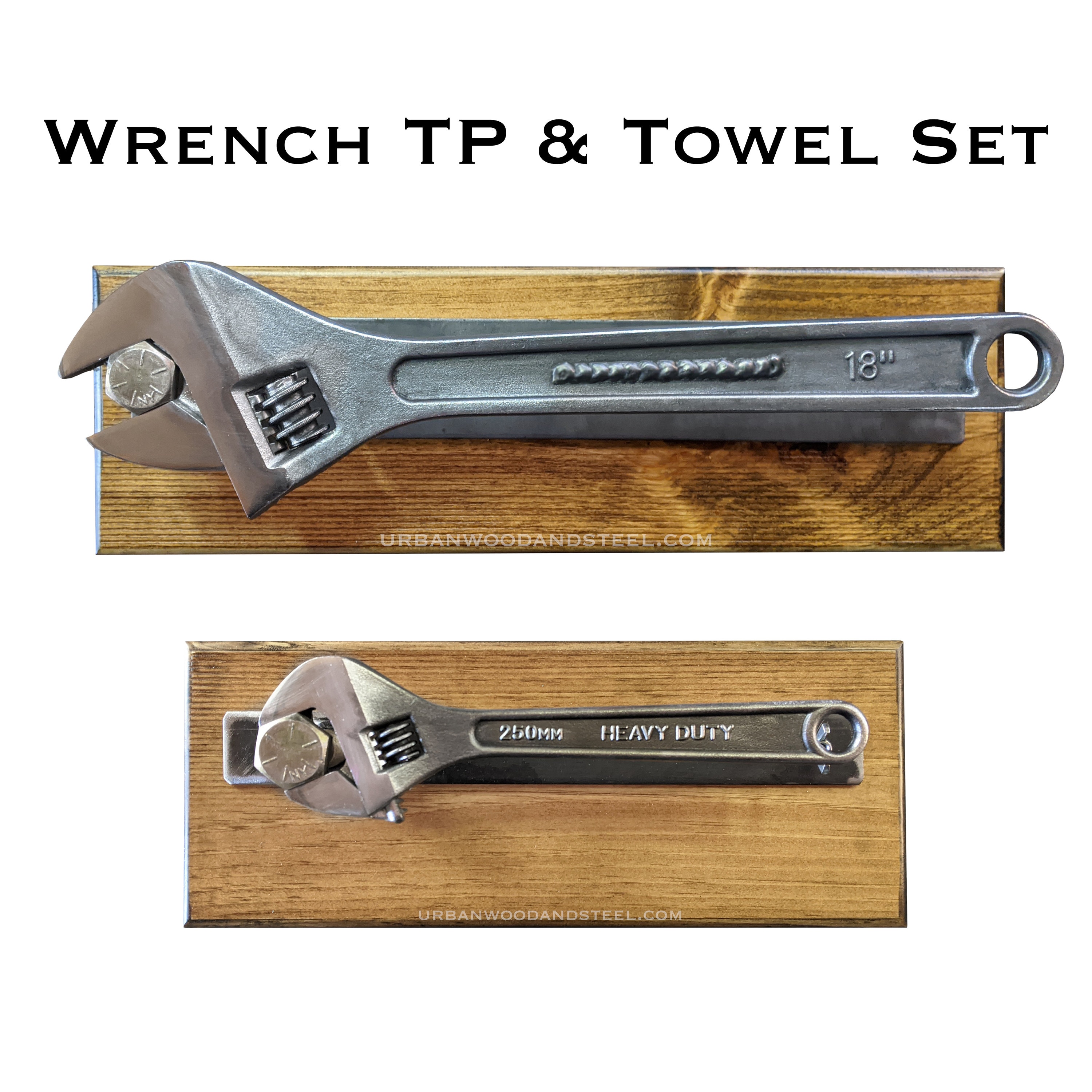 Industrial Wrench Toilet Paper Holder Etsy