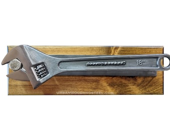 Industrial Wrench Towel Rack