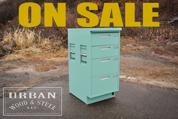 Vintage Metal Military Cabinet Etsy