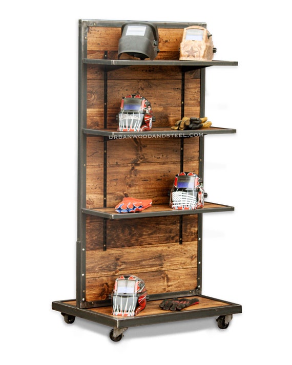 植物棚 industrial (iron shelf) RECLAIM Restoration Hardware Reclaimed Wood & Iron Industrial