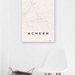 Achern City Map Poster · Ortenau · Map in 8 Color Schemes · City Map Wall Art image 10