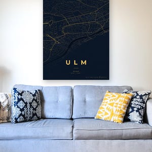 Ulm Stadtplan Poster · Donau · Karte in 8 Farbwelten · Stadtkarte Wandbild image 10