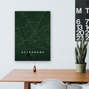 Offenburg City Map Poster · Ortenau · Map in 8 Color Schemes · City Map Wall Art image 12