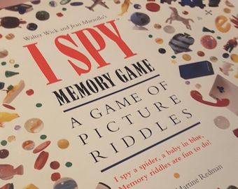 Vintage collectible memory game I Spy