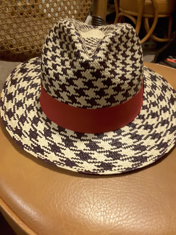 Vintage unisex straw hat