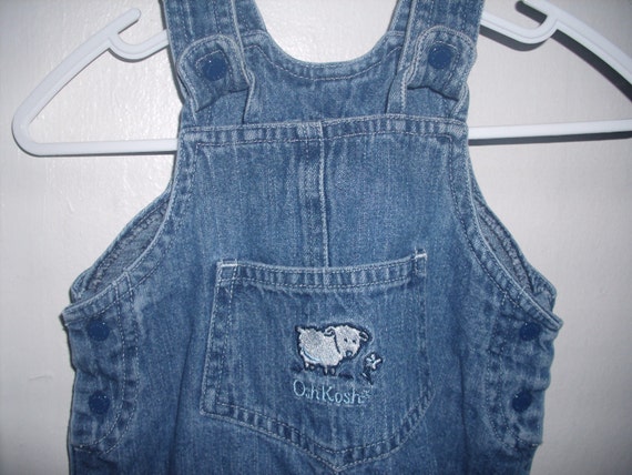 Vintage Oshkosh DENIM BABY DRESS - image 1