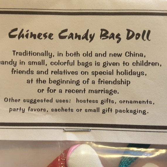 Chinese candy bag doll - image 2