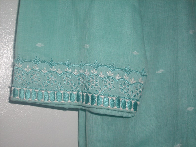 seafoam gauze maxi from Bombay ladies size 14 image 4