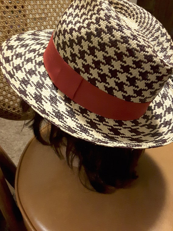 Vintage unisex straw hat - image 4