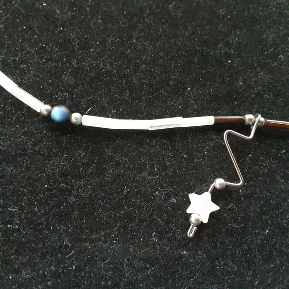Cosmic falling star handmade necklace gender neut… - image 4