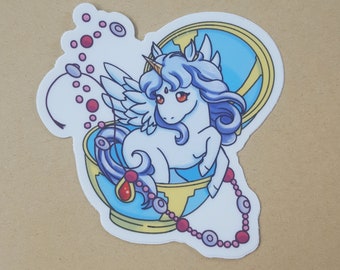 Pegasus Helios Vinyl Sticker - Anime, fantasy, sailor moon, manga, kawaii, cute, anime art, horse, unicorn, sailor moon sticker