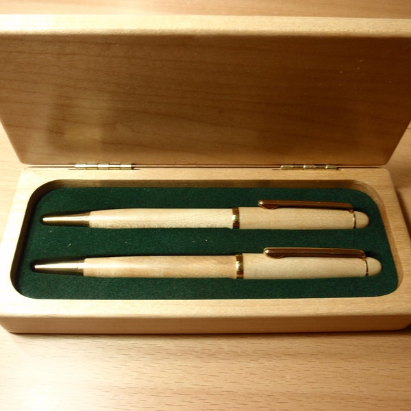 Personalized Pen Box plus Pen & Mechanical Pencil