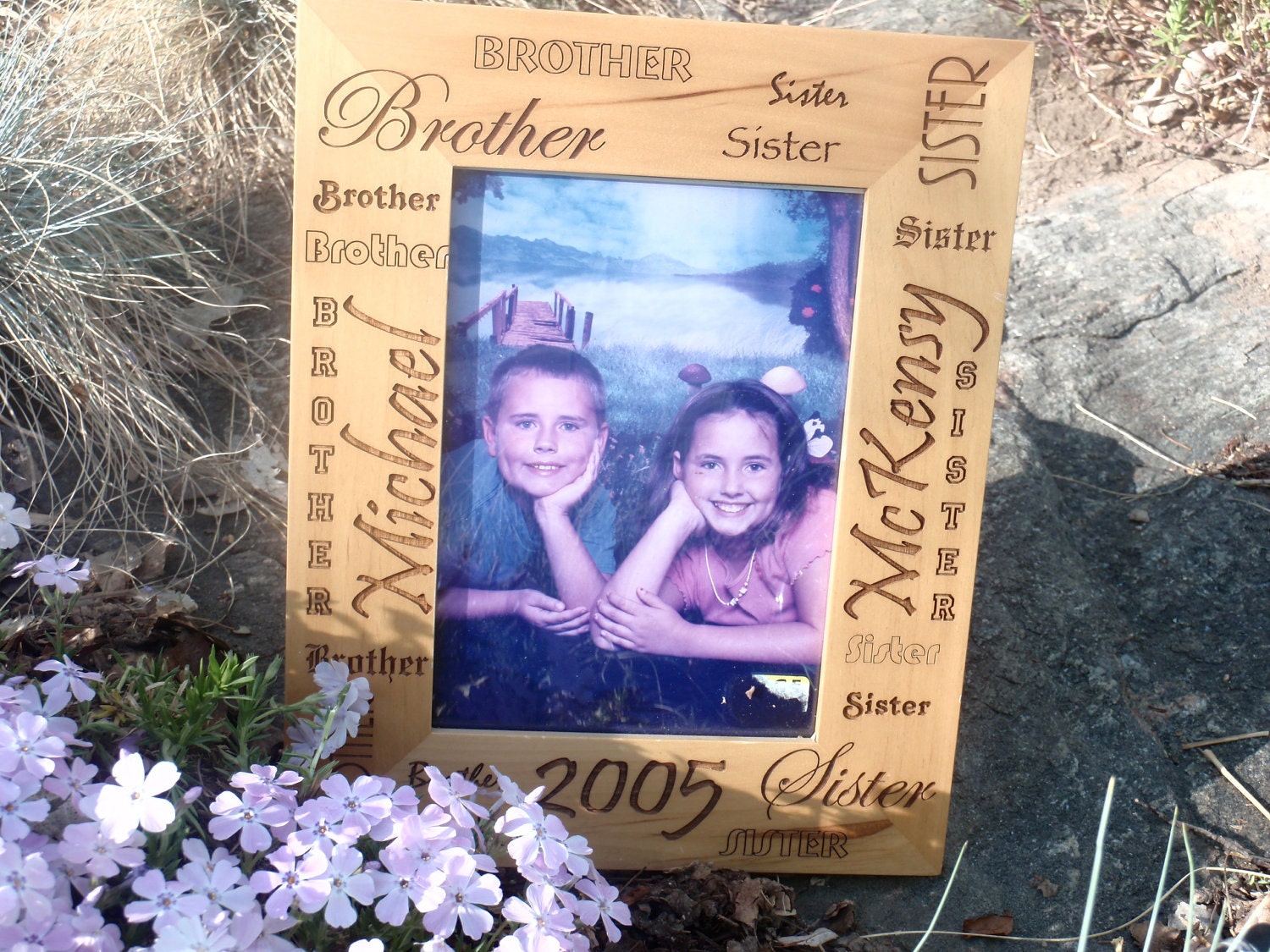 Personalized Picture Frame holds 5x7 picture Etsy