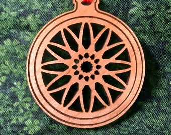 Ovals Ornament, Alder Wood