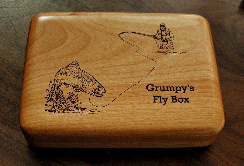 Personalized Fly Fishing Box With Foam Liner Etsy