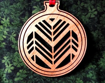 Arrowhead Ornament, Alder Wood