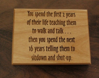 Wood Fridge Magnet 4" x 3" x 3/8"