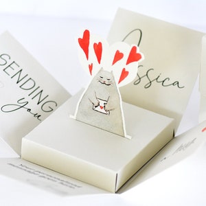 Thinking of You Gift, Just Because Gift, Sending a hug, Get Well Gift, Love Gift, Unique Birthday Card, Sympathy Card, Cheer Up Gift